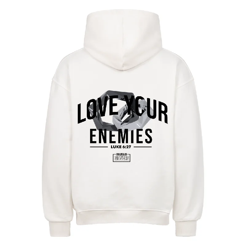 LOVE YOUR ENEMIES OVERSIZE HOODIE BackPrint