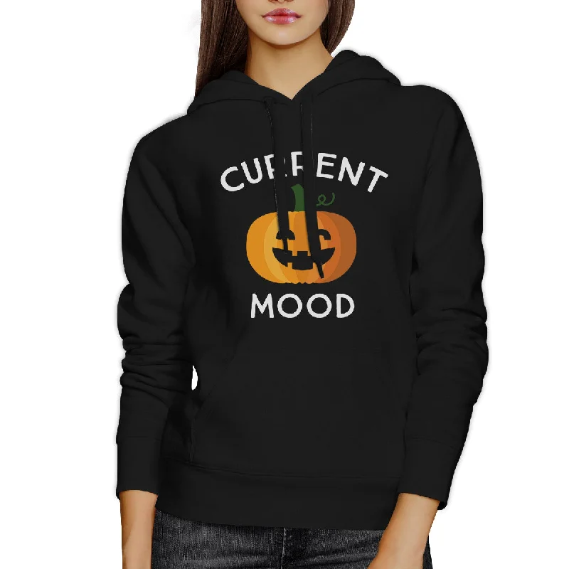 Pumpkin Current Mood Black Hoodie