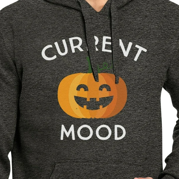 Pumpkin Current Mood Dark Grey Hoodie