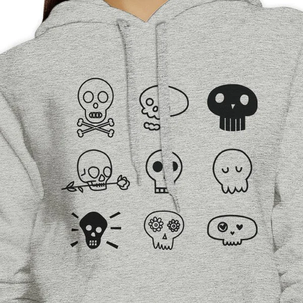 Skulls Grey Hoodie