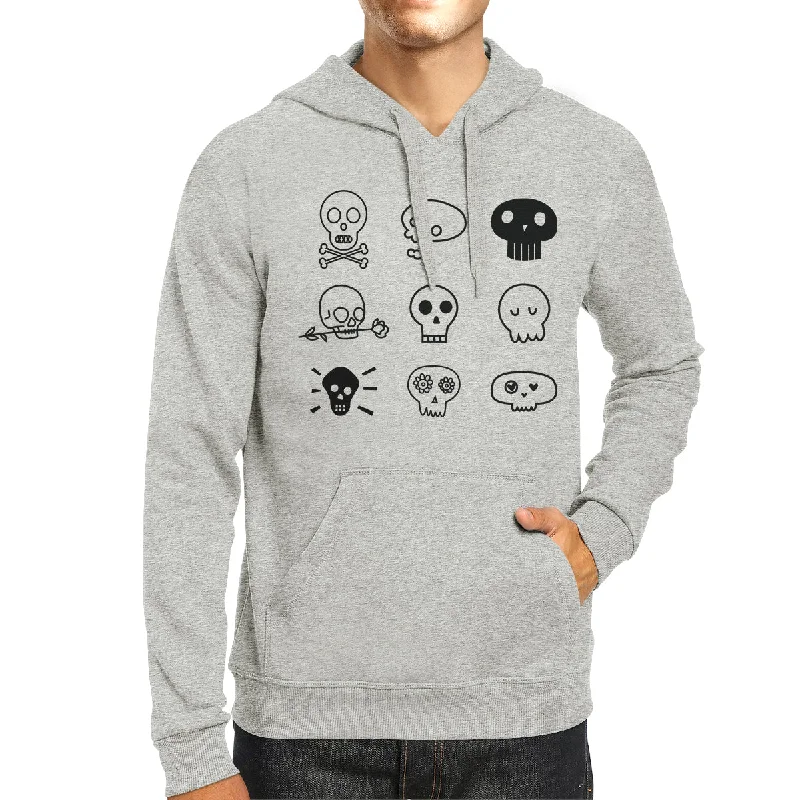 Skulls Grey Hoodie