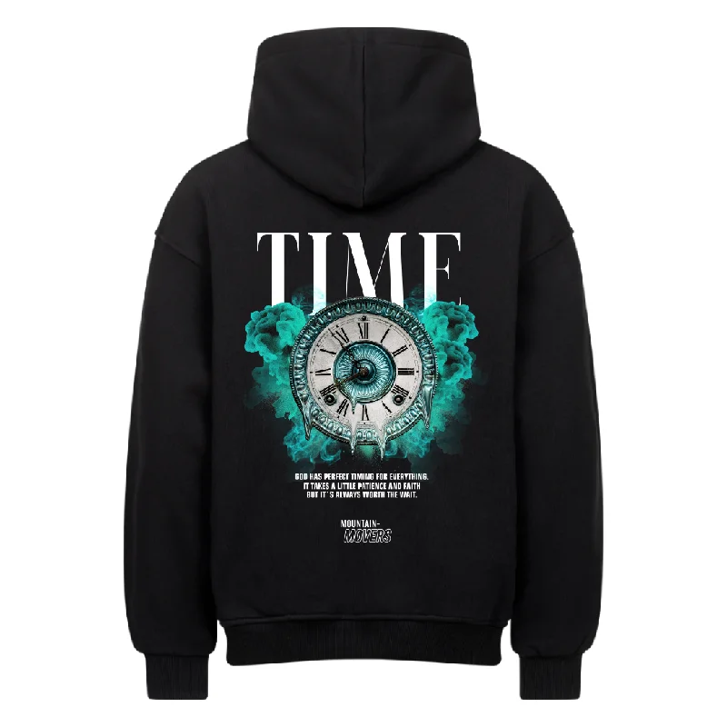 Time Oversized Hoodie BackPrint Summer SALE