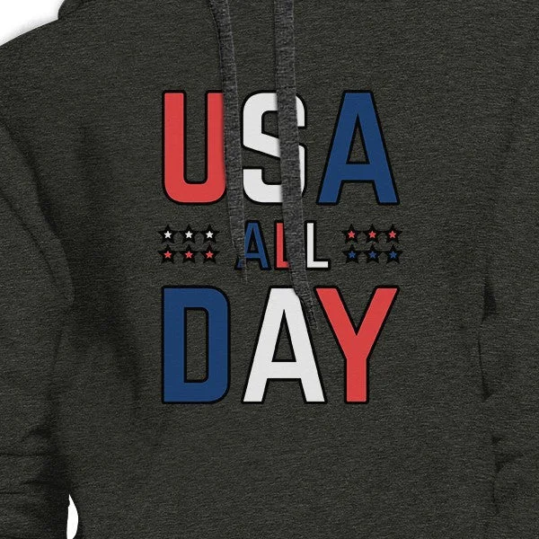 USA All Day Unique Design Graphic Hoodie For Independence Day