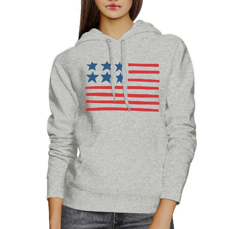 USA Flag Unisex Graphic Hoodie For Independence Day Gifts For Him