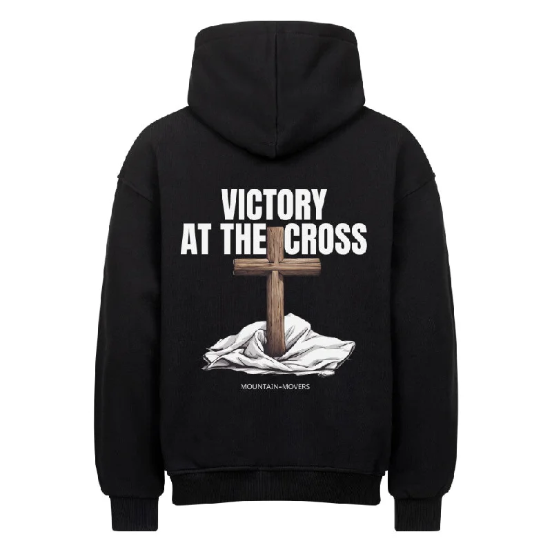 Victory at the Cross Oversized Hoodie BackPrint