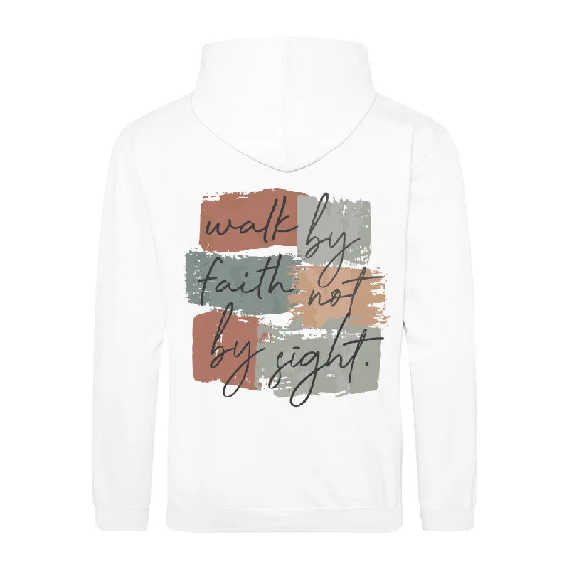 Walk by Faith Retro Hoodie BackPrint Summer SALE