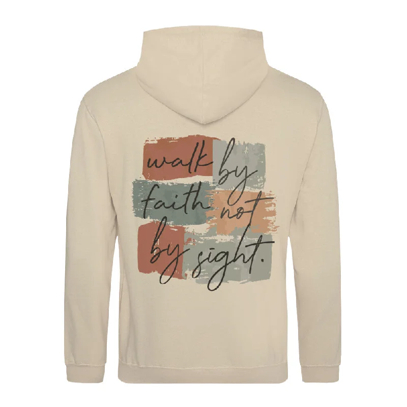 Walk by Faith Retro Hoodie BackPrint Summer SALE