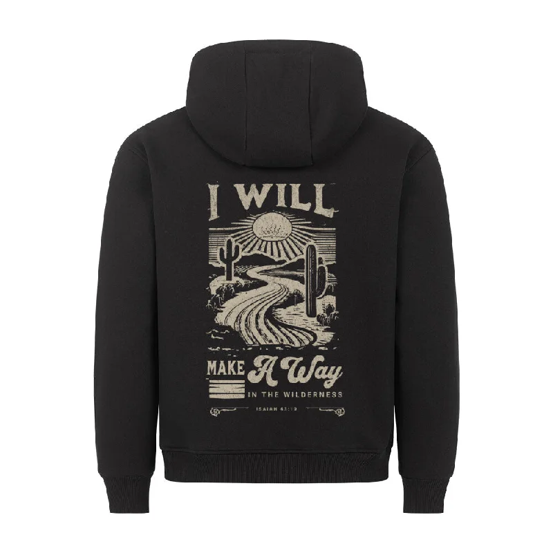 Way in the Wilderness Hoodie BackPrint