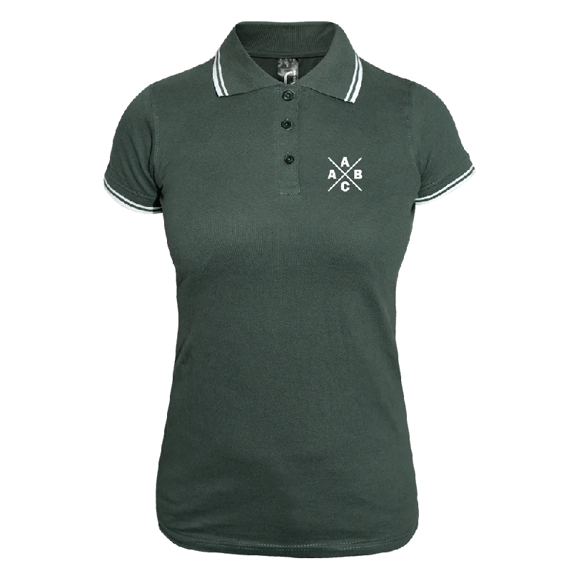 A.C.A.B Girly Contrast Polo (grün/weiß)