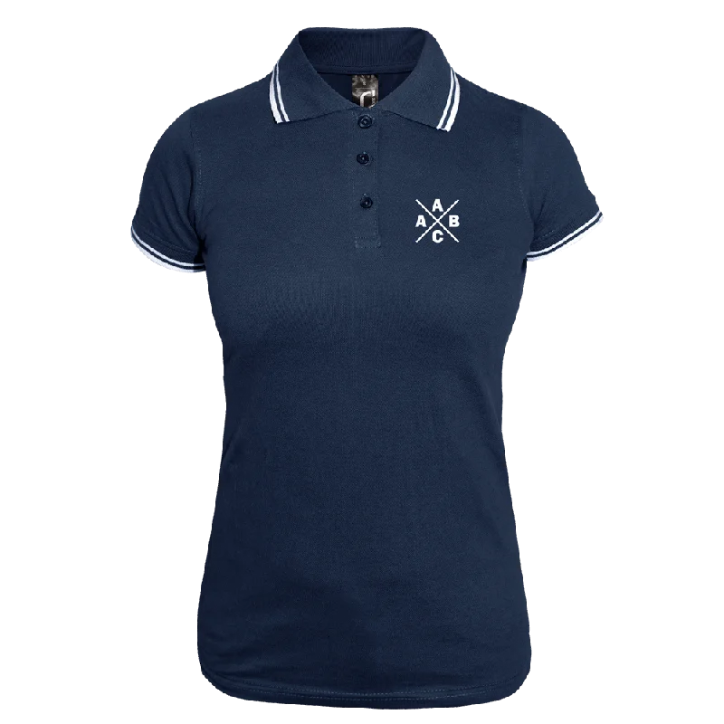 A.C.A.B Girly Contrast Polo (navy/weiß)