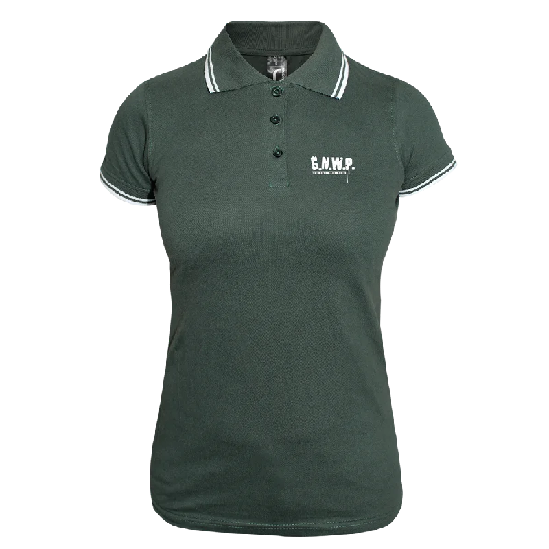 G.N.W.P. Girly Contrast Polo (grün/weiß)