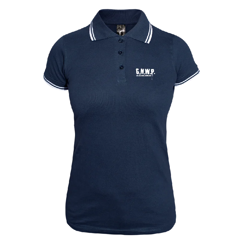 G.N.W.P. Girly Contrast Polo (navy/weiß)