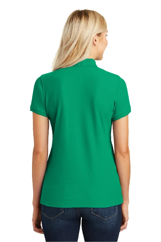 Port Authority Womens Core Classic Short Sleeve Polo Shirt - Bright Kelly Green