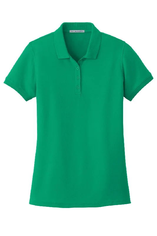 Port Authority Womens Core Classic Short Sleeve Polo Shirt - Bright Kelly Green