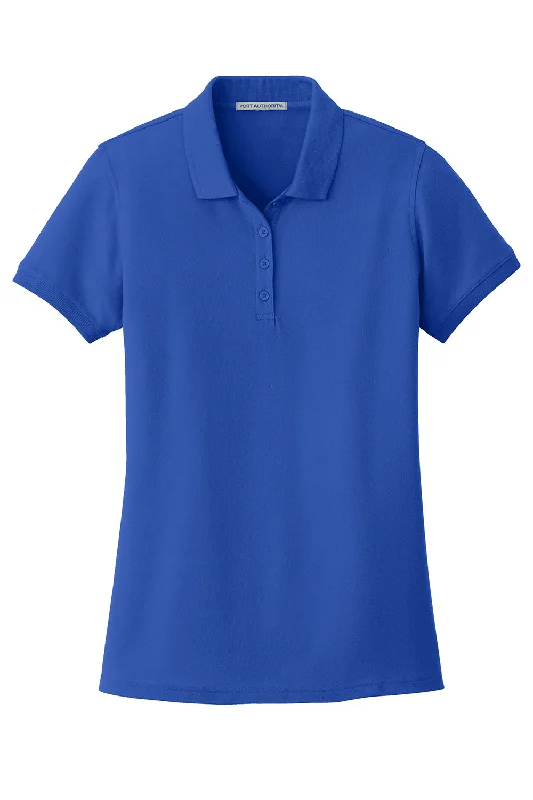 Port Authority Womens Core Classic Short Sleeve Polo Shirt - True Royal Blue