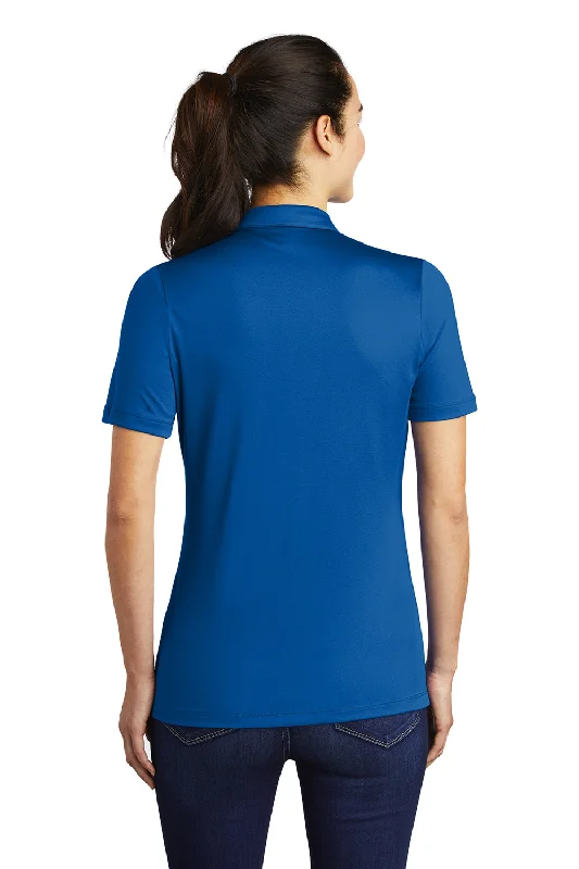 Sport-Tek Womens Moisture Wicking Short Sleeve Polo Shirt - True Royal Blue