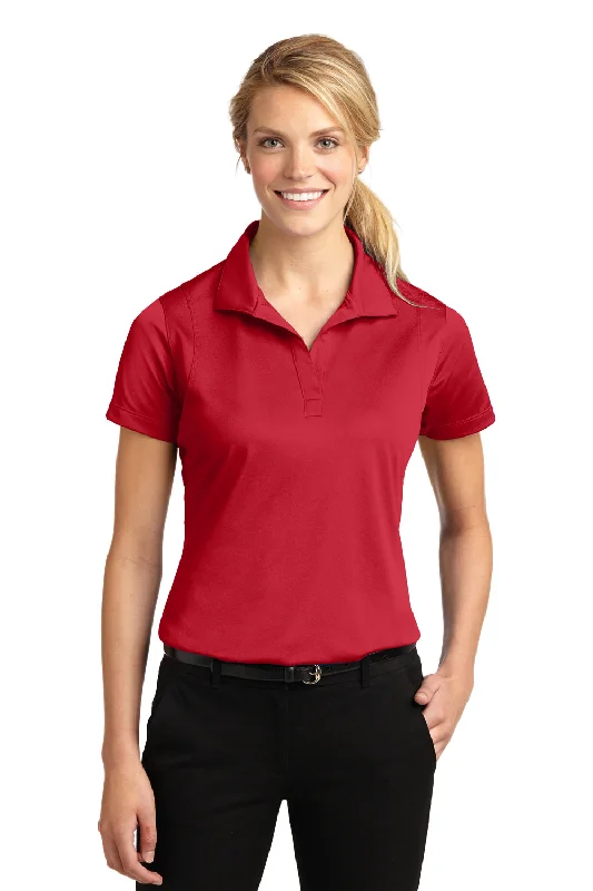 Sport-Tek Womens Sport-Wick Moisture Wicking Short Sleeve Polo Shirt - True Red