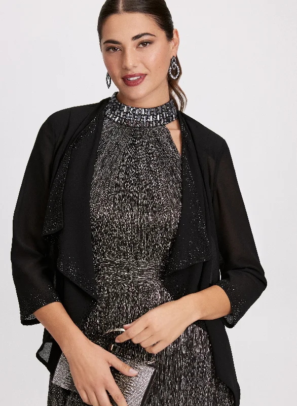 Embellished Open Front Bolero