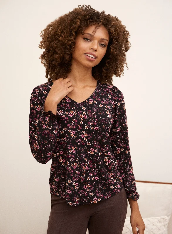 Mini Floral Print Blouse